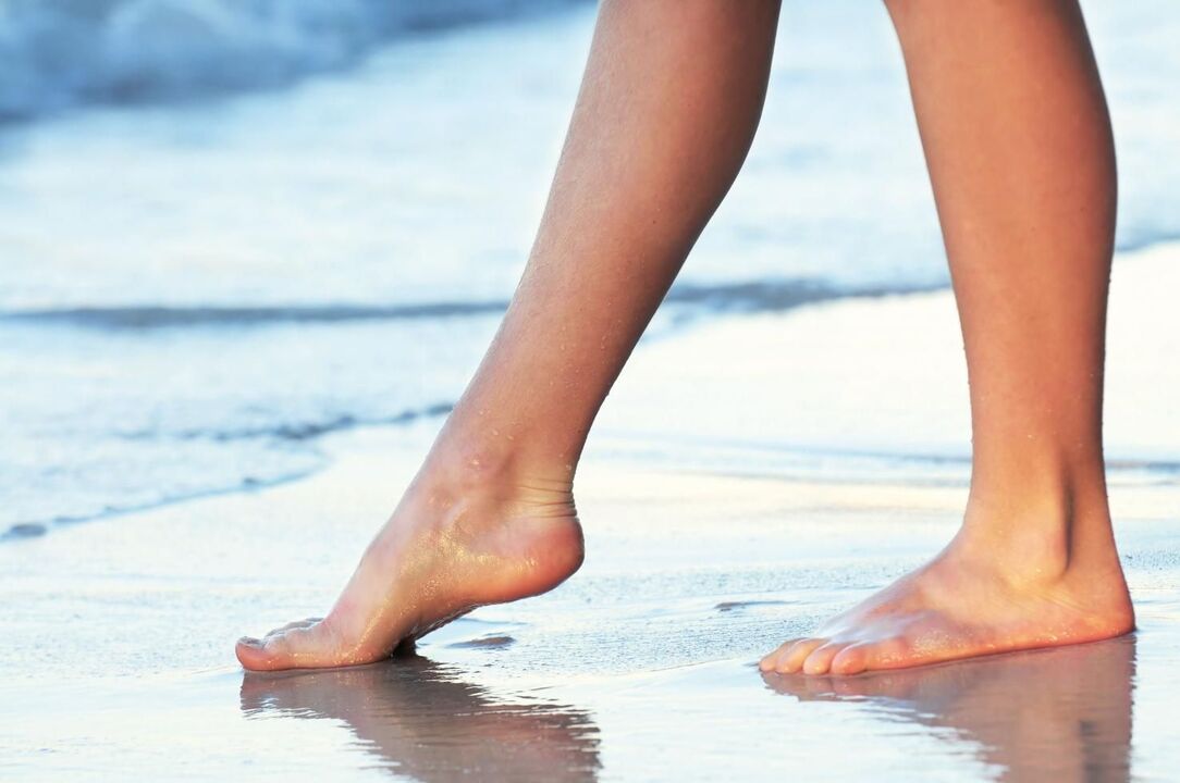 预防静脉曲张——赤脚在水上行走